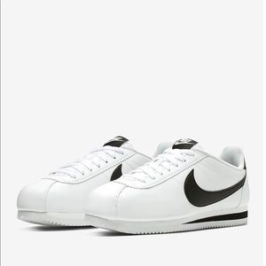 Nike Cortez Shoes - Black and White